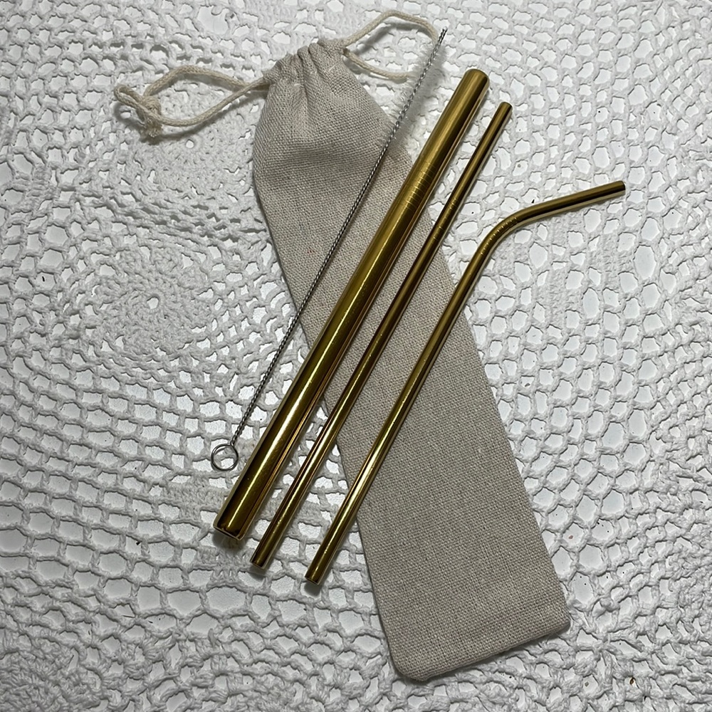 Portable STRAW SET, NEW!